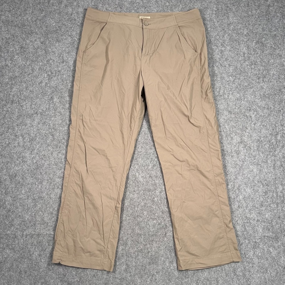 Royal Robbins Beige Khaki Stretch Nylon Lightweight Hiking Pants Women's Size 14